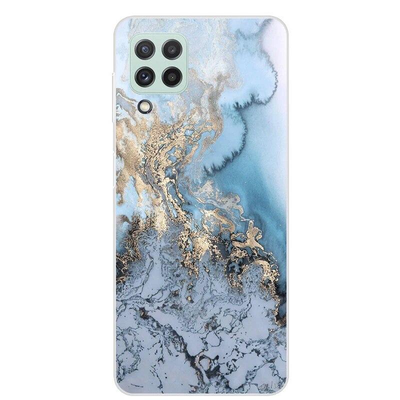 Чехол для Samsung Galaxy M22 M32 4G, задняя крышка для телефона Samsung M22, мягкий чехол для Samsung M32 4G M 22 32, черный чехол из ТПУ 6,4 дюйма