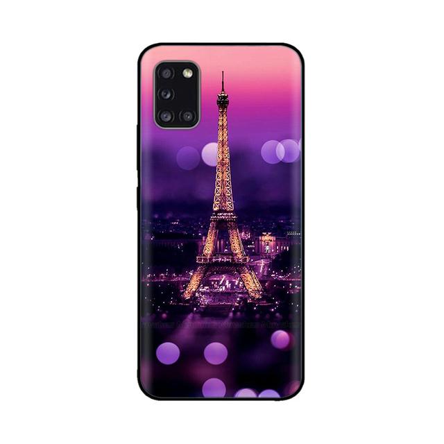 Чехол для Samsung Galaxy A31 Sm-A315f, силиконовый чехол с изображением цветка и животного для Samsung A31 A315, противоударный чехол-бампер для телефона, чехол