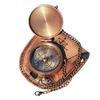 Латунный компас для мужчин, карманный компас с кожаным чехлом, идея религиозного подарка ручной работы, Причастие, Крещение (моему сыну, люблю мама)