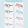 Blocking Reflective Soft Frame Goggle Silicone TR Eyewear Anti-blue Light Glasses Kids Eyeglasses