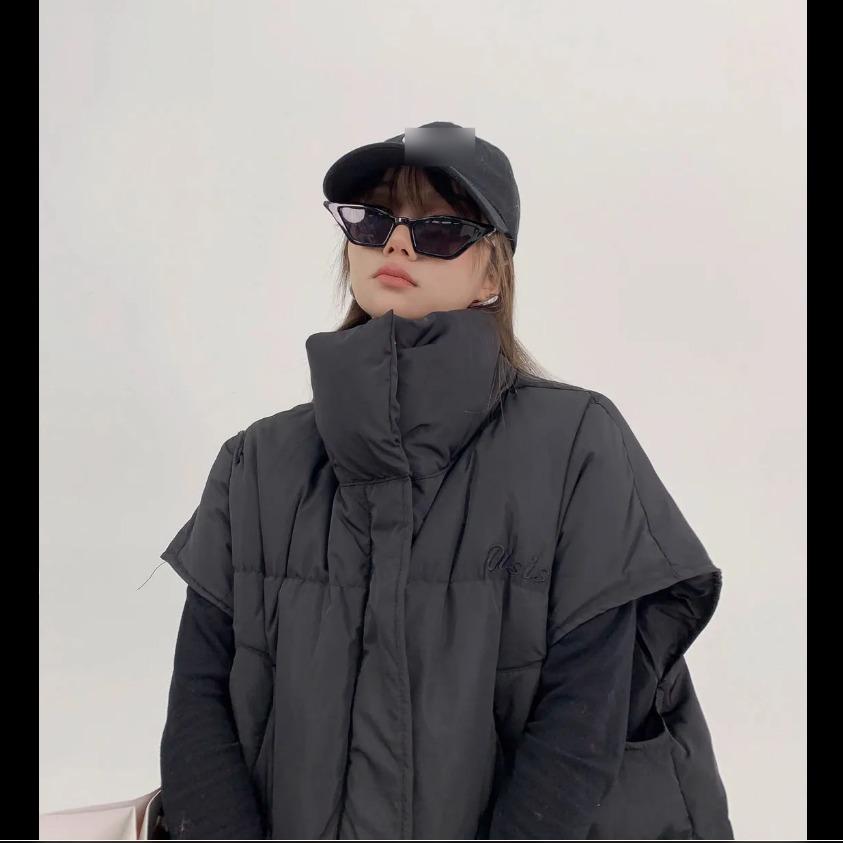 Add Fertilizer To Increase Down Cotton Vest Autumn and Winter Lightweight Loose Sleeveless Vest Waistcoat