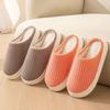 Cotton Slippers Women's Autumn and Winter New Indoor Home Non-slip Household Plush Thick-bottomed Confinement Slippers Winter