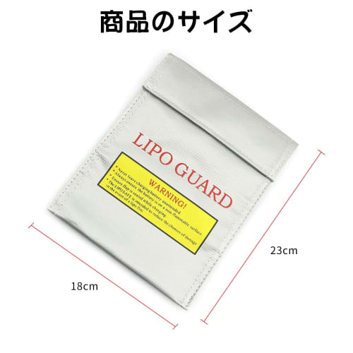 Doyeemei Battery LiPo Guard LiPo Bag, LiPo Storage Safety Bag, Explosion-Proof Bag, LiPo Battery Fireproof Bag Case, LiPo Safe Bag, Waterproof, Explos