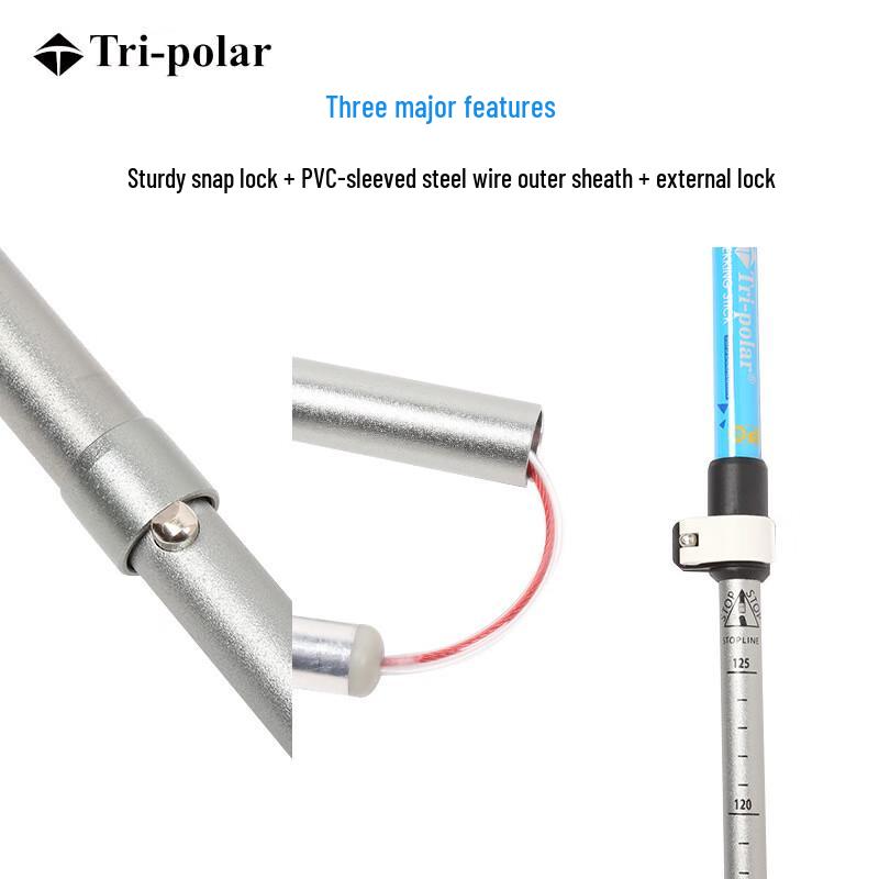 Lishin Foldable 5-Section Trekking Pole