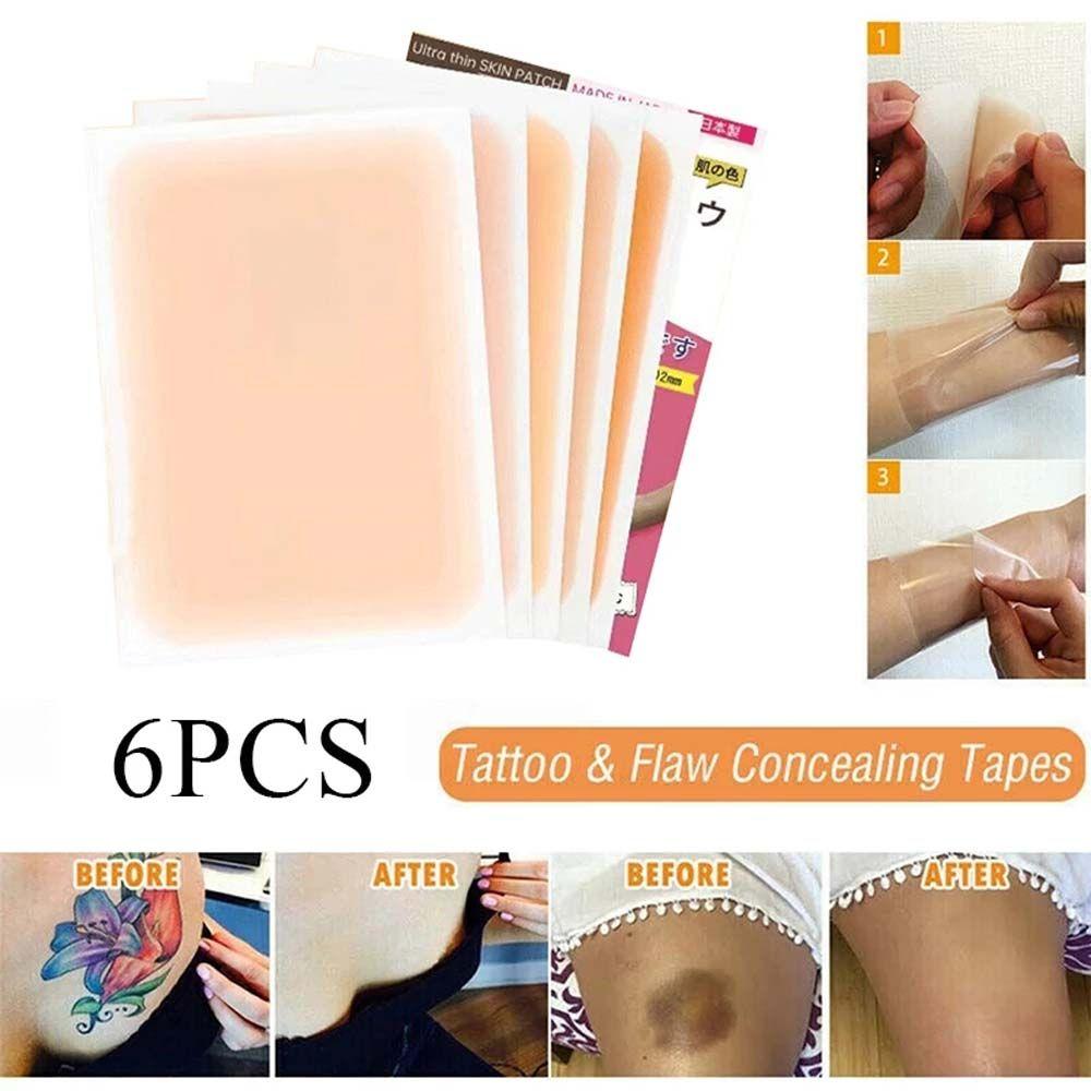 Full Cover Tattoo Cover Up Sticker Acne Concealing Sticker Flaw Hide Tapes Scar Concealer Sticker