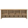 Wall Mounted Nightstand Artisan Oak 75 x 16 x 26 cm