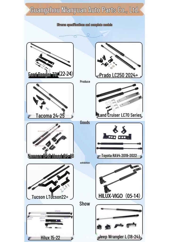 Toyota Corolla 2009-2018 Engine Hood Struts