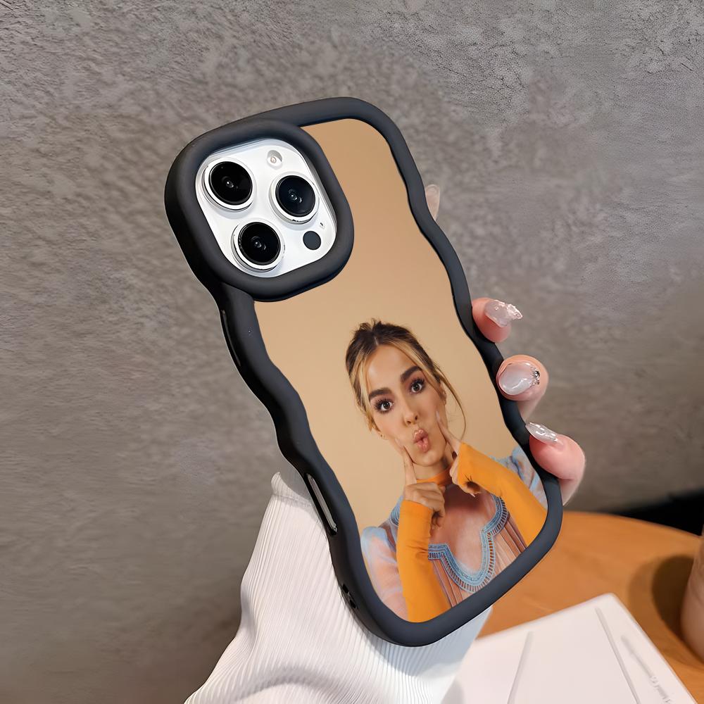 Чехол для мобильного телефона Addison Rae для iPhone 17 16 15 14 13 12 11 Air Pro Max Plus Волнистый край ТПУ Цветная Обложка Обложка Красивый Роскошный