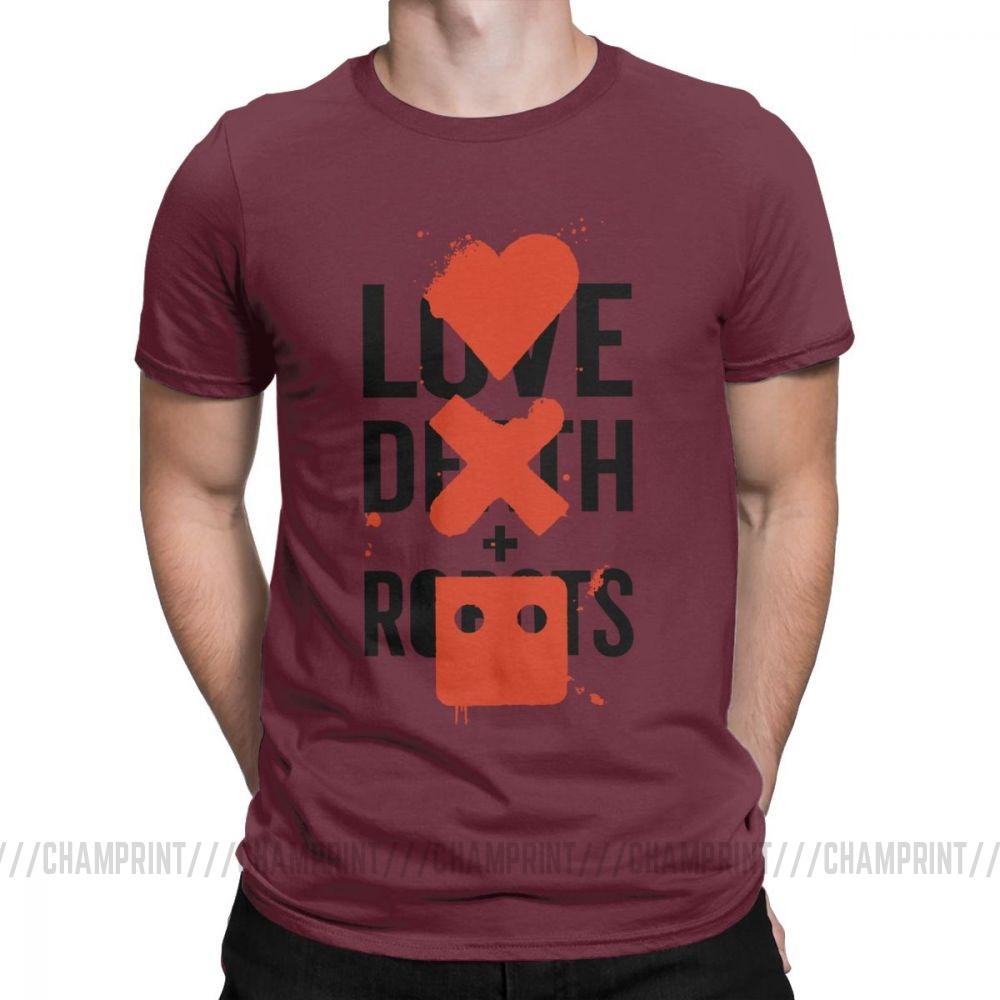Крутая футболка Love Death And Robots Футболка Большого Фаната Хэви-метал Научная фантастика