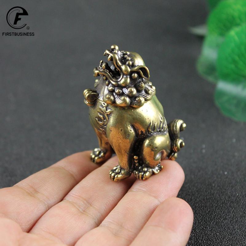 95g Copper Design Chinese Style Mini Fengshui Pixiu Copper Incense Burner Censer Metal Craft Home Decor Living Room Supplies