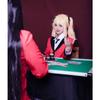 Модные костюмы для косплея аниме Kakegurui Yumeko Jabami, японская школьная форма для девочек, полный комплект, куртка + рубашка + юбка + чулки + галстук