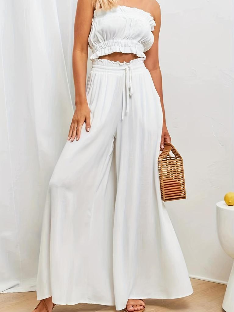 Модные повседневные брюки с широкими штанинами: Модный, тонкий и универсальный для европейского и американского стилей