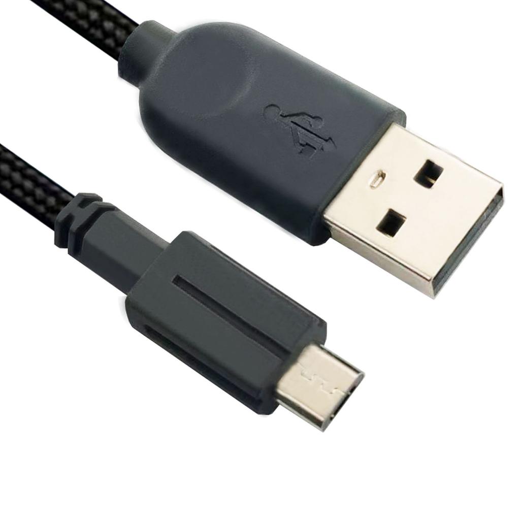 Нейлоновый плетеный USB-кабель для зарядки для игровой мыши Alienware 610M 310M, шнур для быстрой зарядки и синхронизации данных, прочный плетеный провод