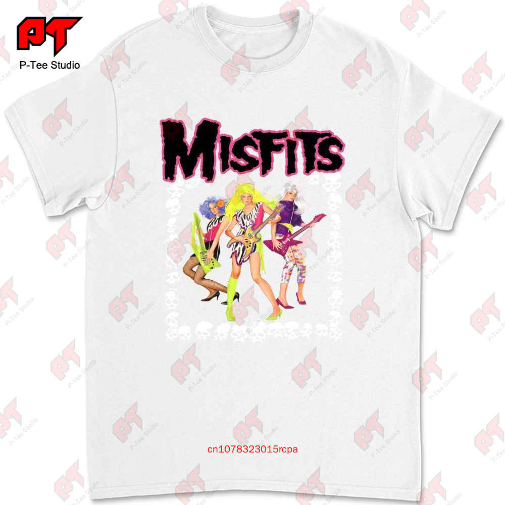 The Misfits Jem And Holograms Смешение Гленн Данциг Samhain 1980-е Редкая Футболка Q877