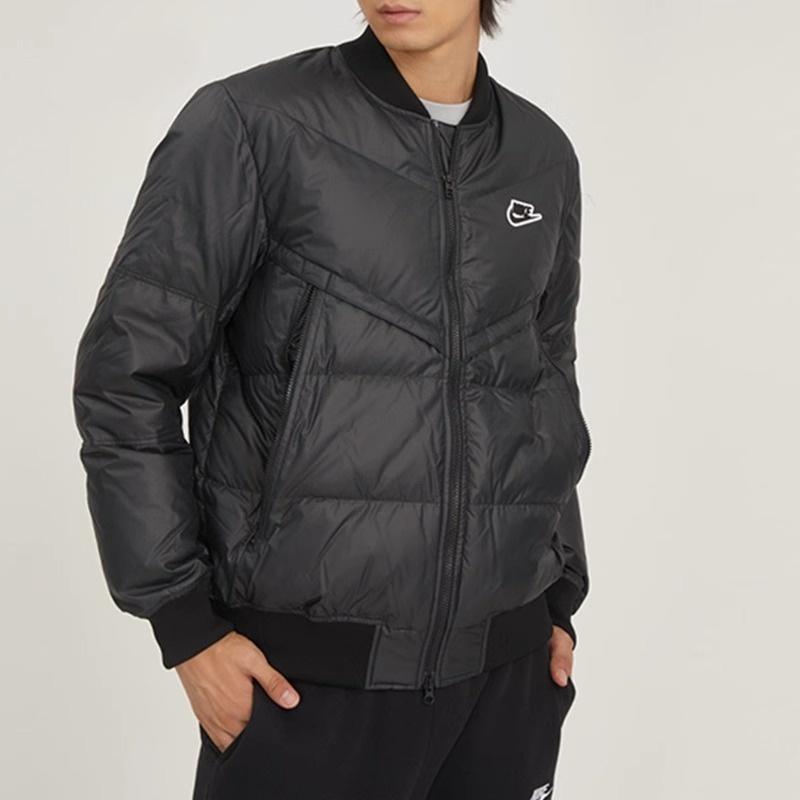 Nike puffer bomber jacket 'Black' Men's DV4275-010