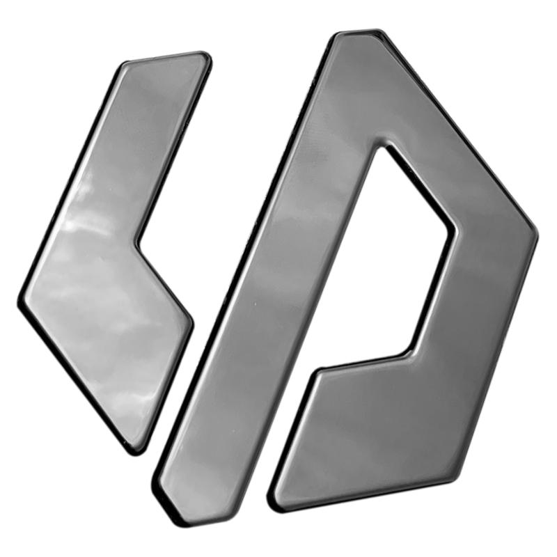 For Leapmotor C11 2026 Stainless Steel Emblem Overlay Cover - Gloss Black Paint Protection & Scratch Resistant Badge Trim