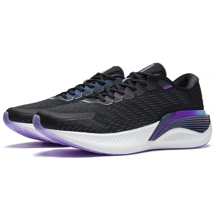 Li Ning Yue Ying 2.0 Pro Breathable Lightweight Low-Top Running Shoes Men Sneakers Black ARHS017-4