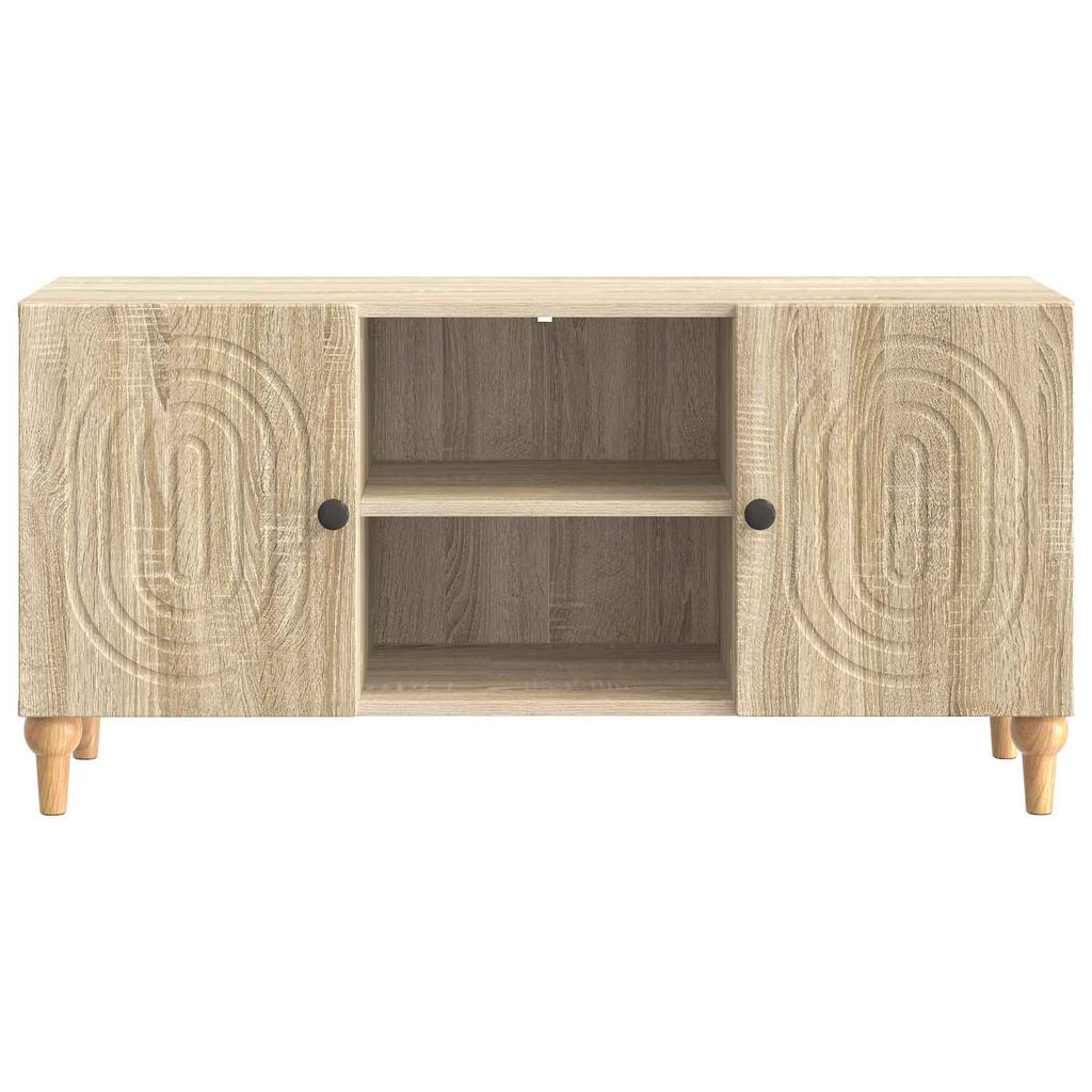 TV Cabinet in Sonoma Oak 102 x 34.5 x 50 cm Particleboard