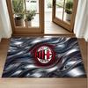 Ковер из хрустального велюра в дизайне AC Milan, мягкий декоративный коврик для прихожей спальни