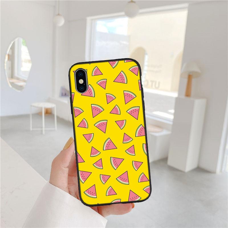 PP14 Мультяшный чехол с арбузом для Samsung A11 A12 A13 A15 A52S A53 A55 A56 A70 A71 A72 A73 F06 F16 F56 S10 Plus S10e
