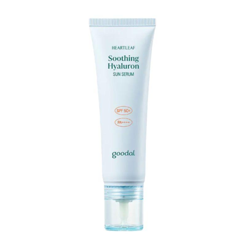 Goodal Houttuynia Cordata Calming Hyaluron Sun Serum SPF50+ PA++++ 50ml – Hydrating & Soothing UV Protection