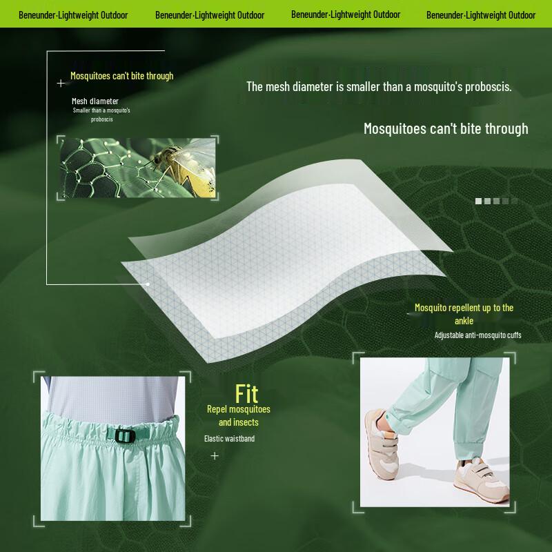 Beneunder Kids' Ultra-Breathable Unisex Outdoor Sports Pants MR985