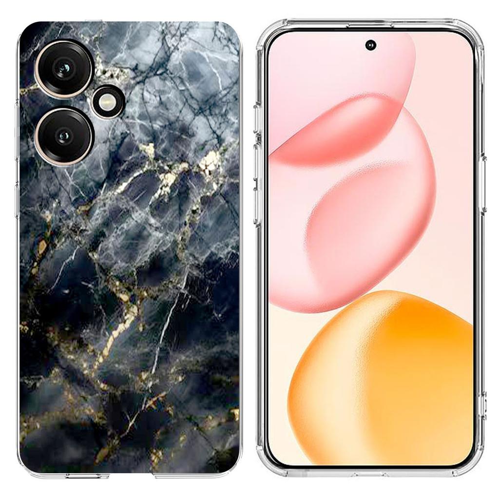 Для Honor 400 5G (Глобальный) Чехол Печать Мраморный Узор Мягкий ТПУ Чехол для Телефона