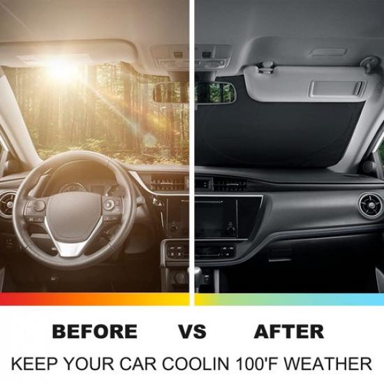 Front Car Sun Shade Windshield Window Sunshade Cover For Benz GL X164 2006-2012