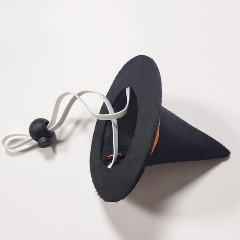 Шляпа ведьмы волшебника из петрового войлока с эластичной лентой, портативная шляпа для волшебного украшения для вечеринок на Хэллоуин