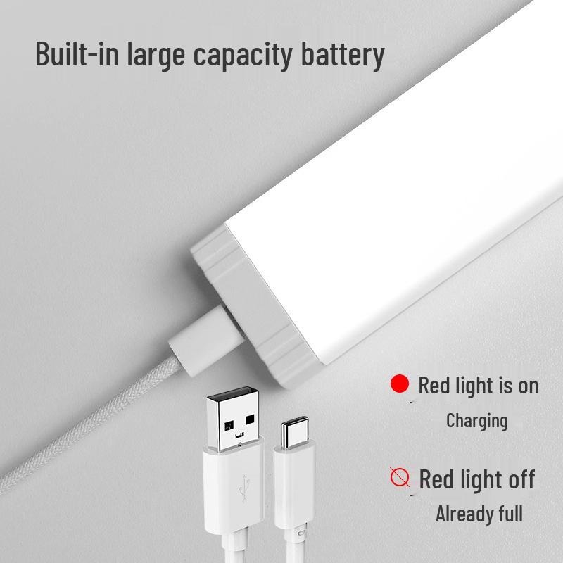 Перезаряжаемый светодиодный беспроводной магнитный ночник для кухни, гардероба или спальни