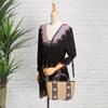Lala Rattan Lace Tote Red Lala2b039s 
