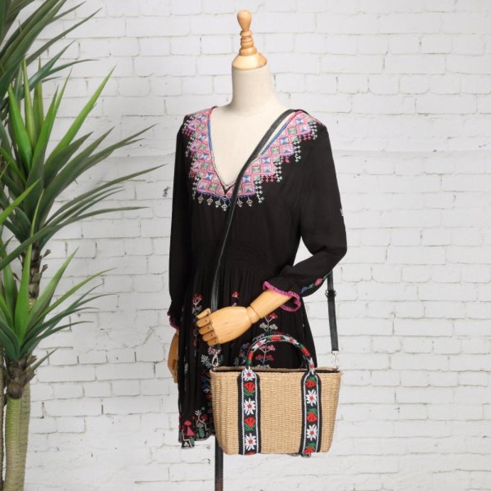 Lala Rattan Lace Tote Red Lala2b039s 