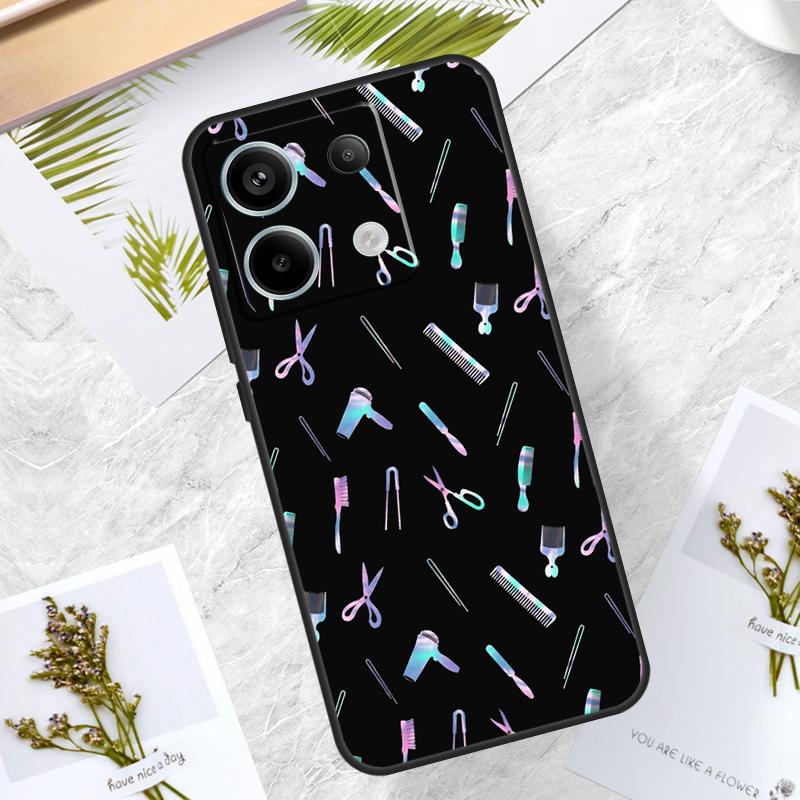 Hair Stylist Hairdresser Case For Xiaomi Redmi Note 14 13 12 11 10 9 15 Pro Plus Redmi 15 10C 12C 13C 14C 15C Cover