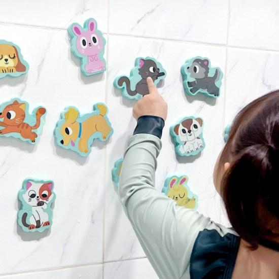 My Little Tiger Infant Water Magic Bath Sticker Set, Korean Bath Toys