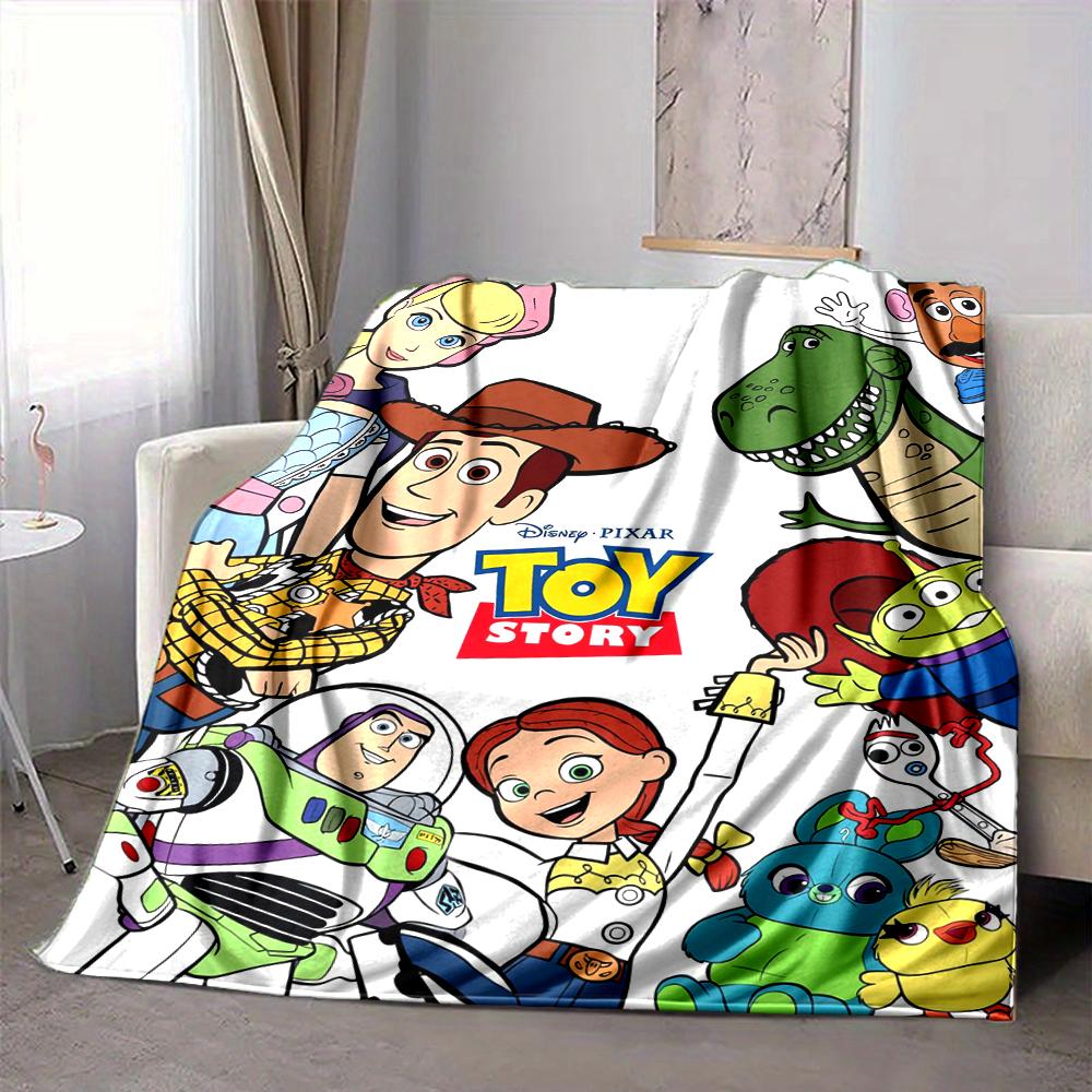 1Pc Toy Story Adventure Blanket Soft And Comfortable Casual Warm Camping Travel Christmas Halloween Xmas Gift M924315