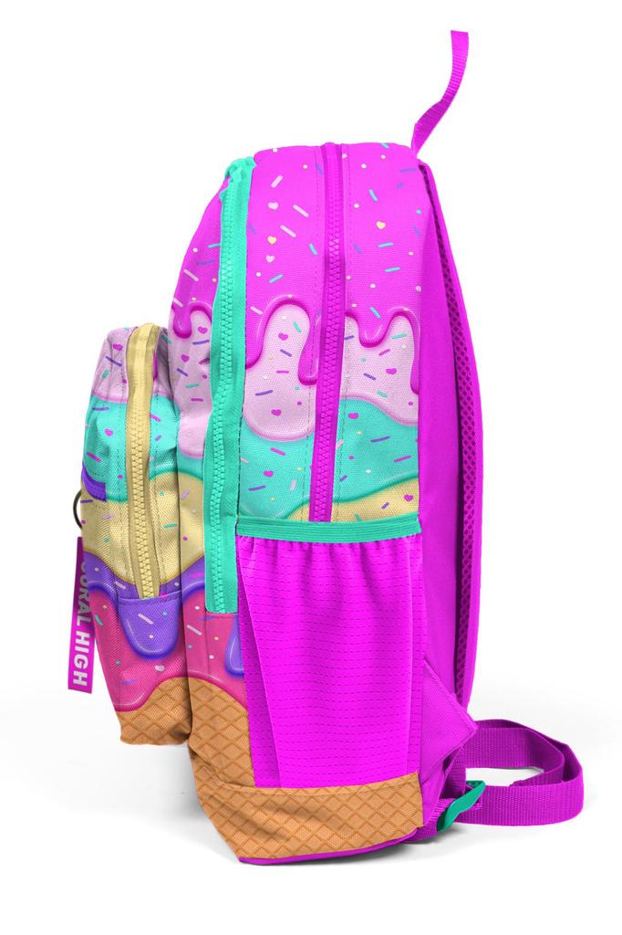 Школьный рюкзак Coral High Kids Розовый с красочным рисунком мороженого 23731