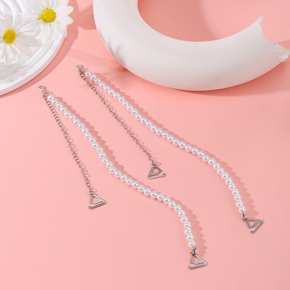 Bow Pearl Bra Straps Adjustable Shoulder Straps Fahsion Shoulder Belts Women