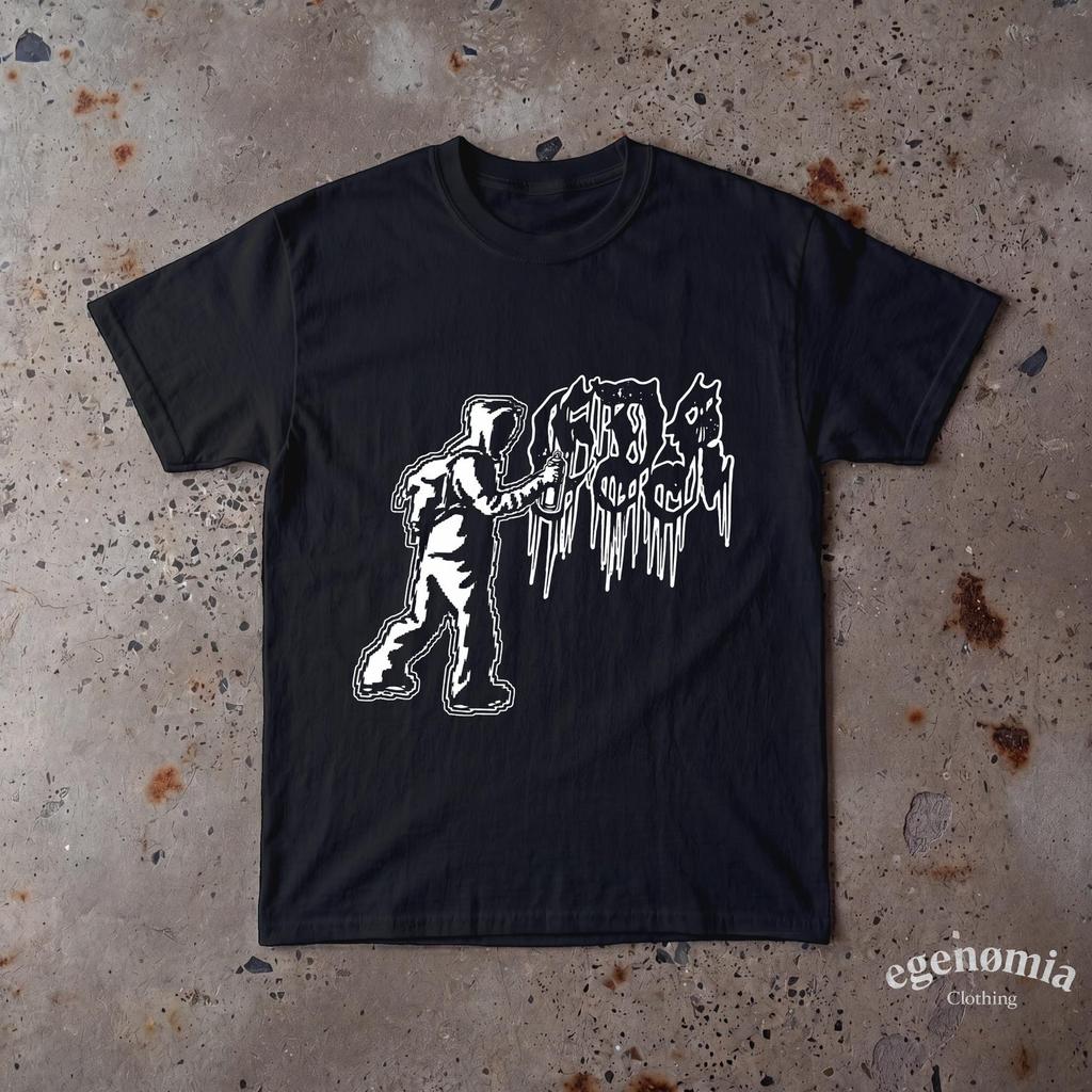 Футболка EsDeeKid Merch, Сделано фанатами, Футболка для фанатов андерграундного рэпа, Уличная одежда в стиле Y2K, Графическая футболка в стиле гранж, Подарок для фанатов