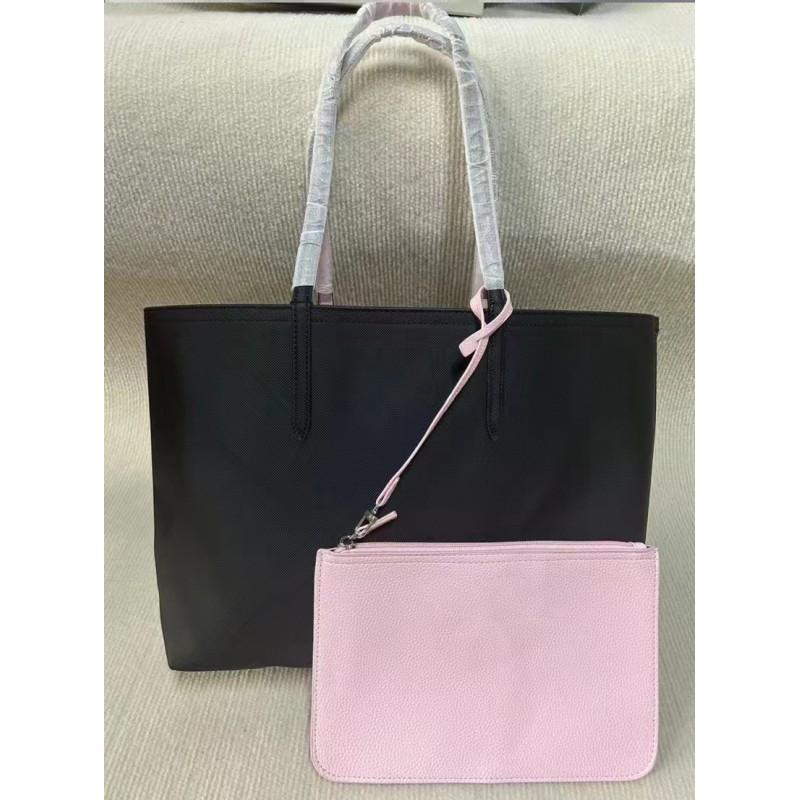 Large Capacity Dual-Side Reversible Shoulder Tote Bag Women Spacious Crossbody Shopper With Zippered Pockets Phone