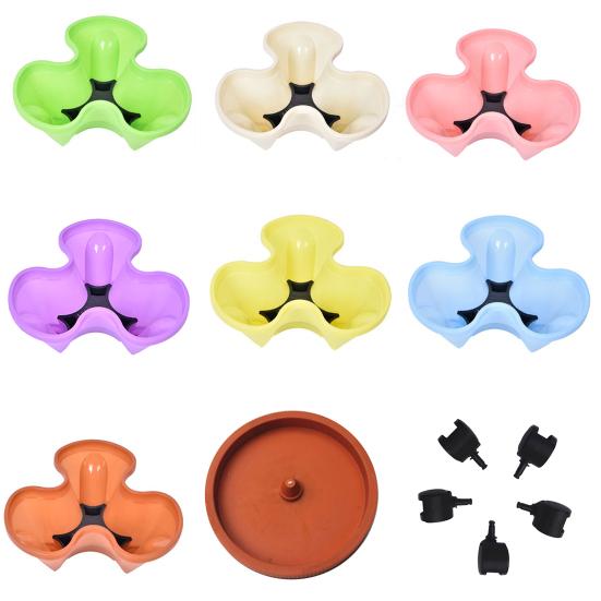 Штабелируемый горшок для растений, креативный дизайн лепестков, многослойный контейнер для растений, садовые инструменты