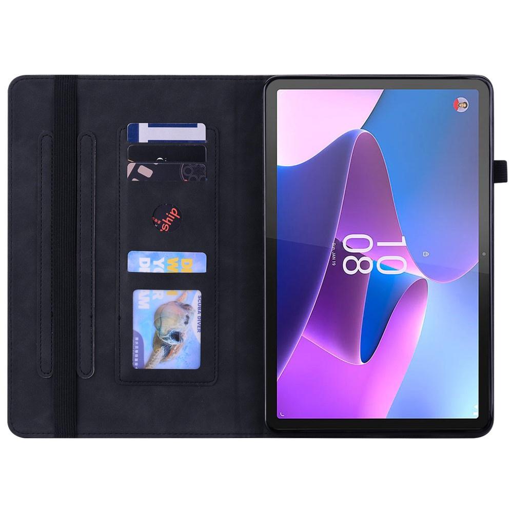 Case for Lenovo Tab P11 Pro Gen 2 TB132FU TB132XU 11.2", Wallet Pen Slot, Black