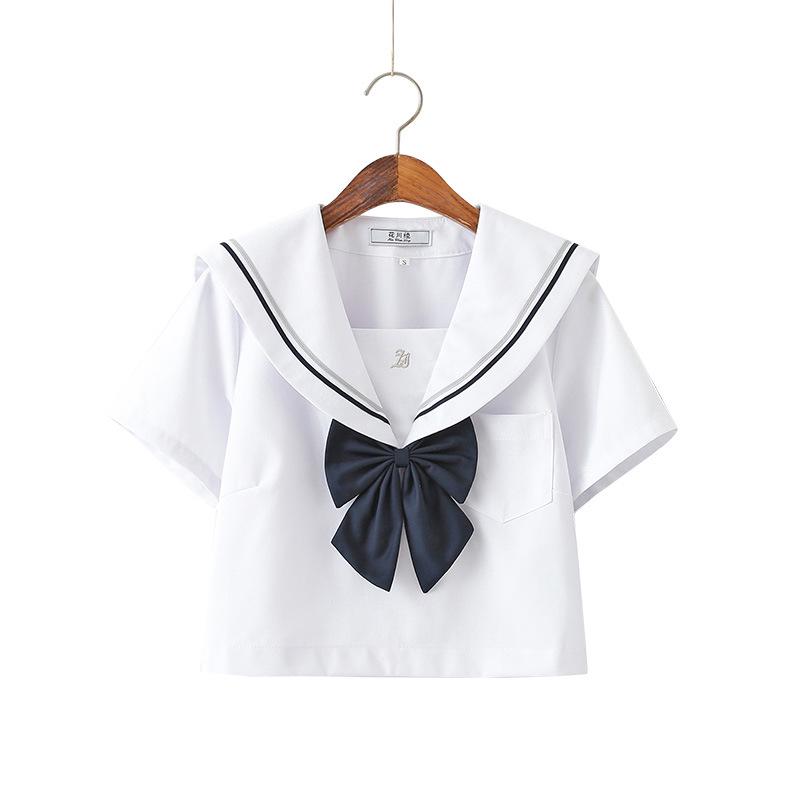 Kishi Original Japanese Sailor Uniform: Long Skirt Middle School Set for Women