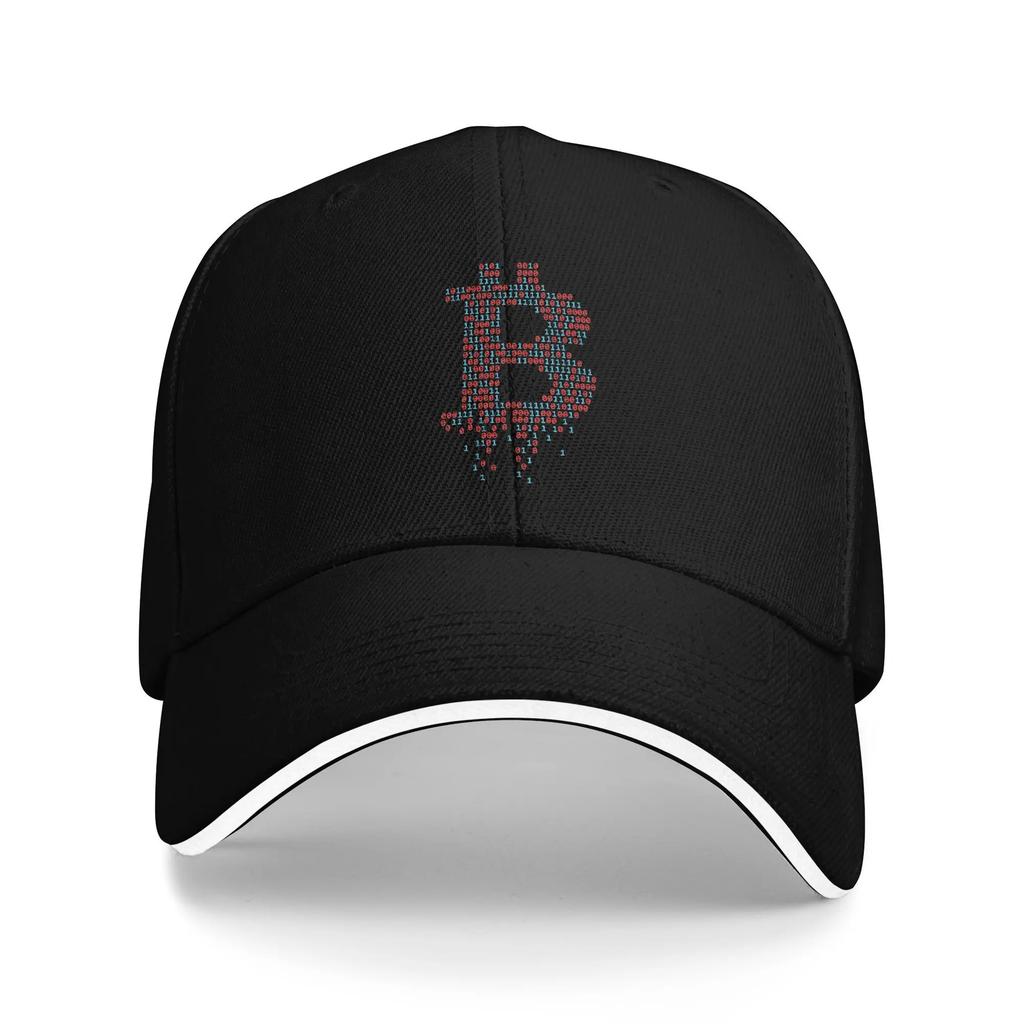 Bitcoin Бинарный Летняя Кепка-Snapback Sun Унисекс Унисекс Дизайн Хип-Хоп Кепки Горячая Распродажа Стильная Kpop Рок Кепка-Snapback