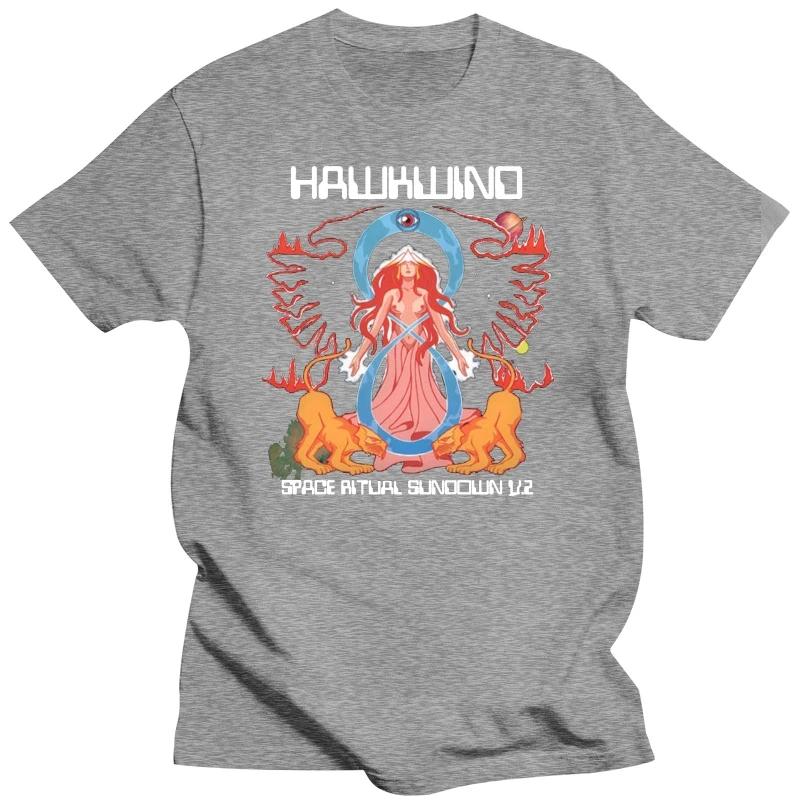 T Shirt Novelty Cool Tops UnisexS Short Sleeve Tshirt Hawkwind Space Ritual T Shirt ( Black ) S Xl
