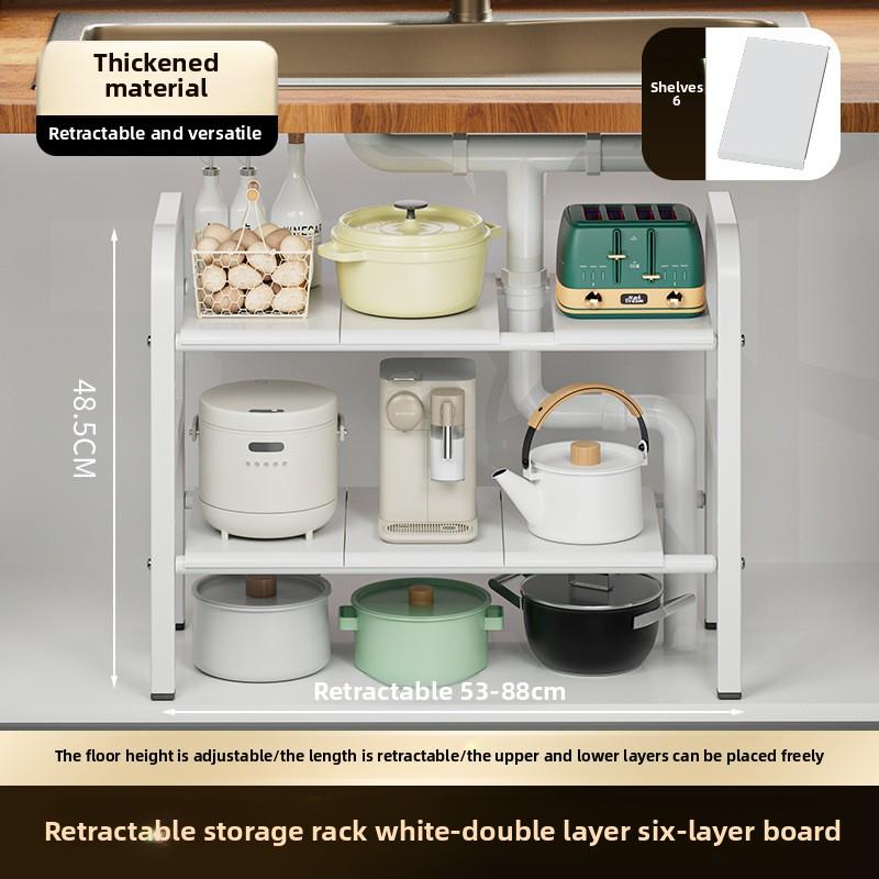 Новая полка для раковины, столешница, многоуровневый шкаф, регулируемая высота, многоцелевое хранение, кухонное хранение, оптовая продажа