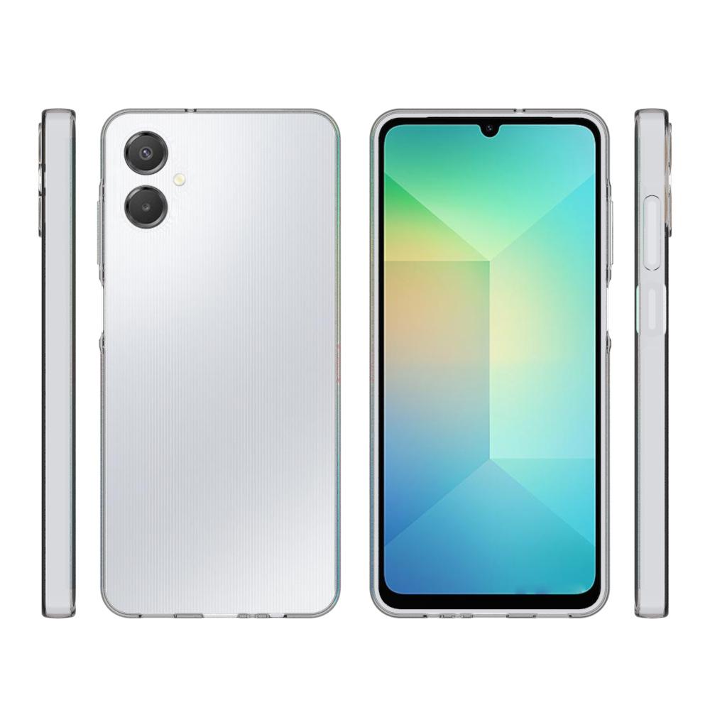 Чехол для телефона Samsung Galaxy A06 5G/F06 5G/M06 5 Прозрачный TPU Задняя крышка, устойчивая к отпечаткам пальцев