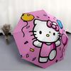1pc Hello Kitty Automatic Umbrella Durable Iron Frame & Plastic Handle, Gift for Men & Women, Sturdy Construction, Best for Christmas, Helloween, Play