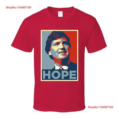 Футболка Tucker Carlson Hope винтажная стираная стильная дышащая повседневная эластичная мягкая мужская уличная одежда от графического дизайнера