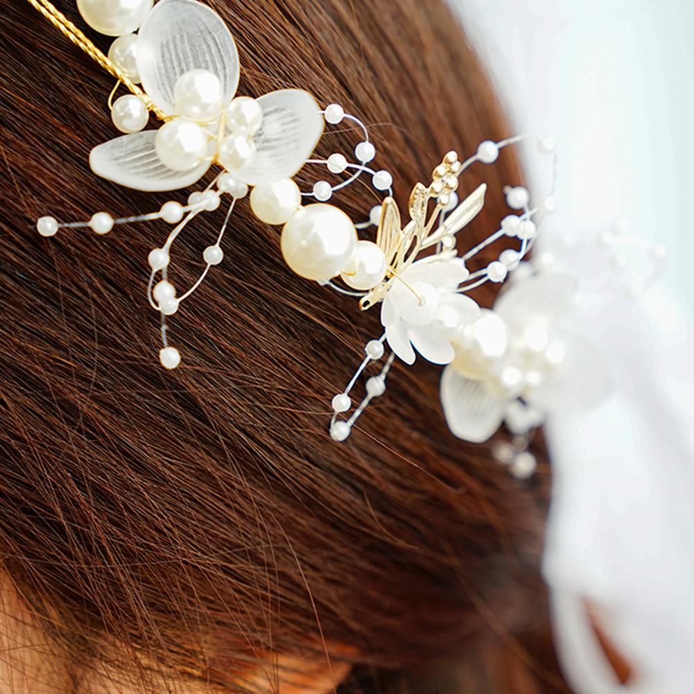 1 шт. Богемные Девушки Свадебный Жемчужный Головной Убор для Волос Цветочный Венок Невеста Гирлянда Ободок для Головы Повязки для Волос Ювелирные Изделия Детские Подарки