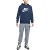 Nike front large logo hoodie 'Navy' Men's DM1237-410